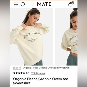 Oversized crew- new without tags